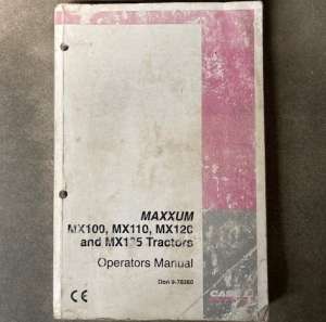 Operators Manual Case