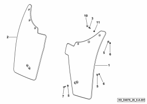 Deutz spatbordverlenging