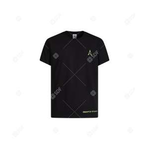 T-shirt noir avec logo brodé DEUTZ-FAHR