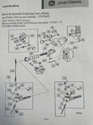 Chape d'attelage 3ème point 
