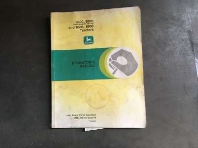 Gebruiks-handleiding John Deere 6600/6800/6506/6900