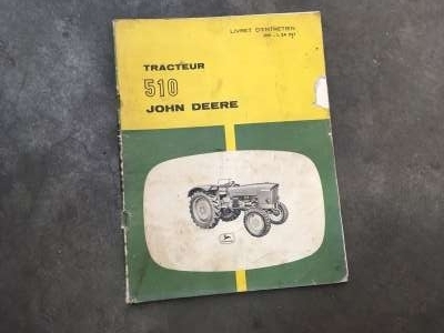 Onderhoudsboekje John Deere 510