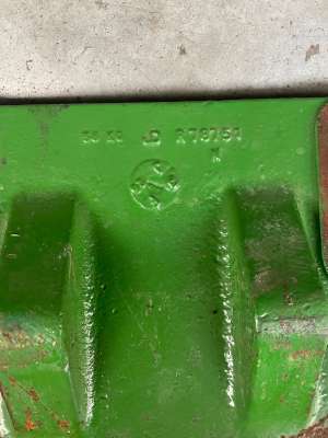 Gewichtdrager vooraan voor John Deere 4050