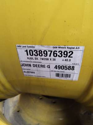 Velgen 20x38" John Deere