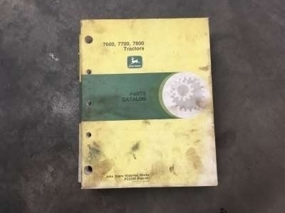 onderdelencatalogus John Deere 7600/7700/7800