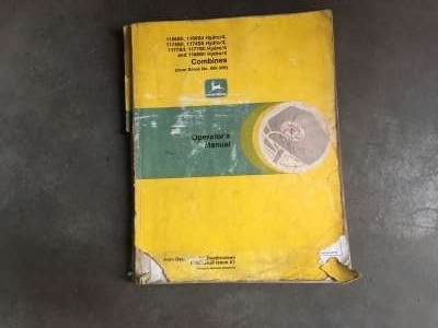 Gebruikse-handleiding John Deere 1166SII/1166SII Hydro/4, 1174SII - 1174SII hydro/4, 1177SII - 1177SII hydro/4 et 1188SII Hydro/4